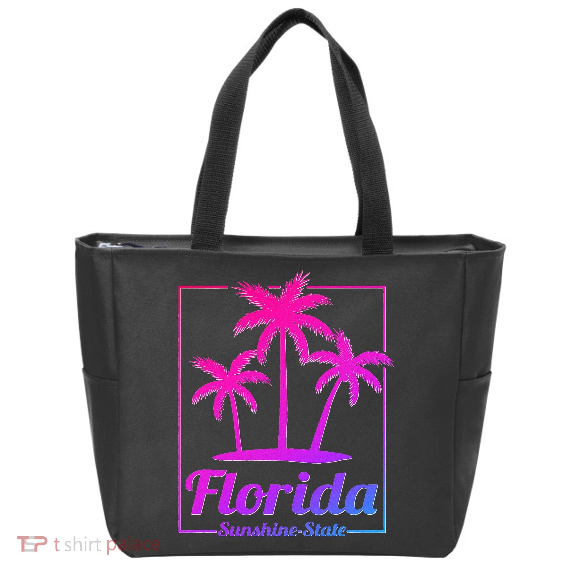 Florida Sunshine State Retro Look Tote Bag