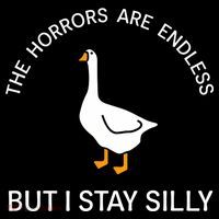 Funny Stay Silly Goose Horrors Are Endless Meme Mousepad thumb 1