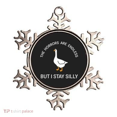 Funny Stay Silly Goose Horrors Are Endless Meme Ornament