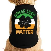 Flag Shamrock St Patricks Day Doggie Tank thumb 0