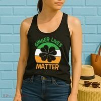 Flag Shamrock St Patricks Day Women's Tank Top thumb 2