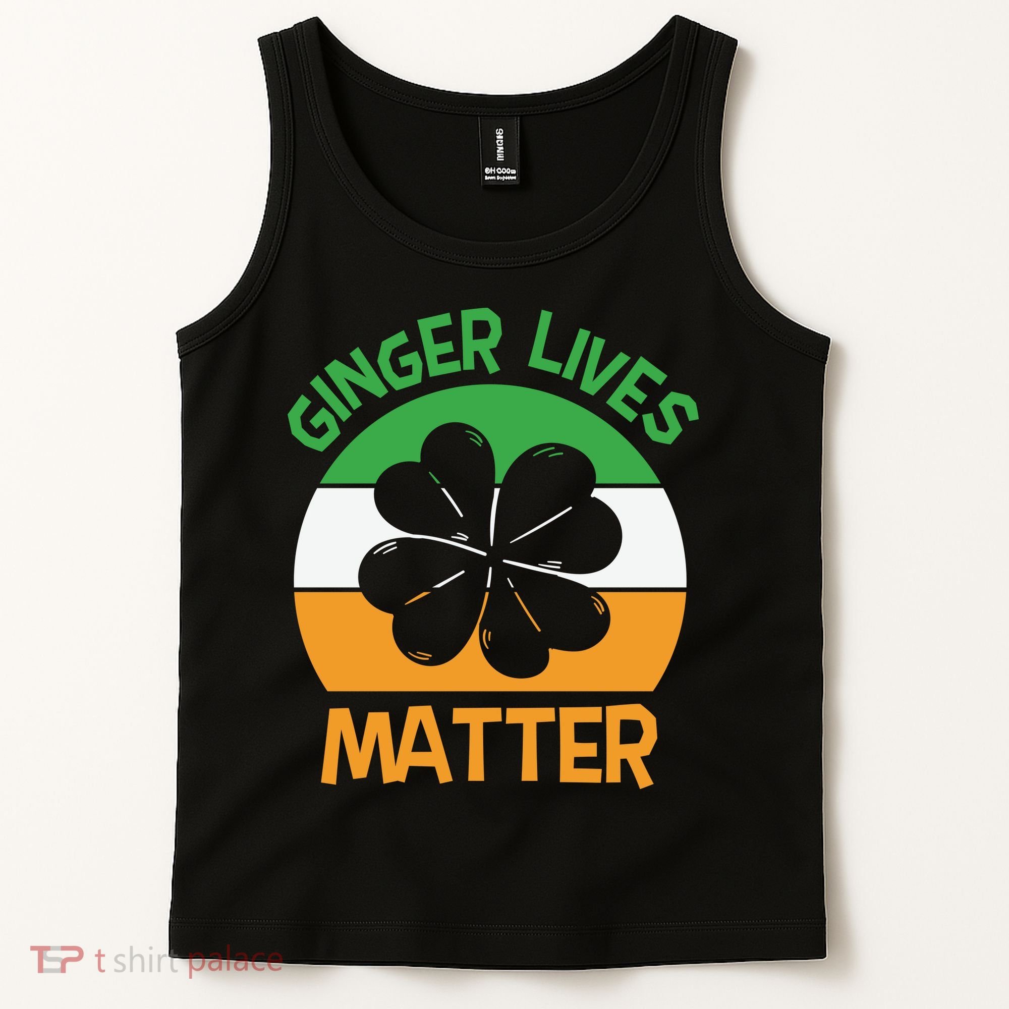 Flag Shamrock St Patricks Day Tank Top