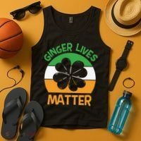 Flag Shamrock St Patricks Day Tank Top thumb 4