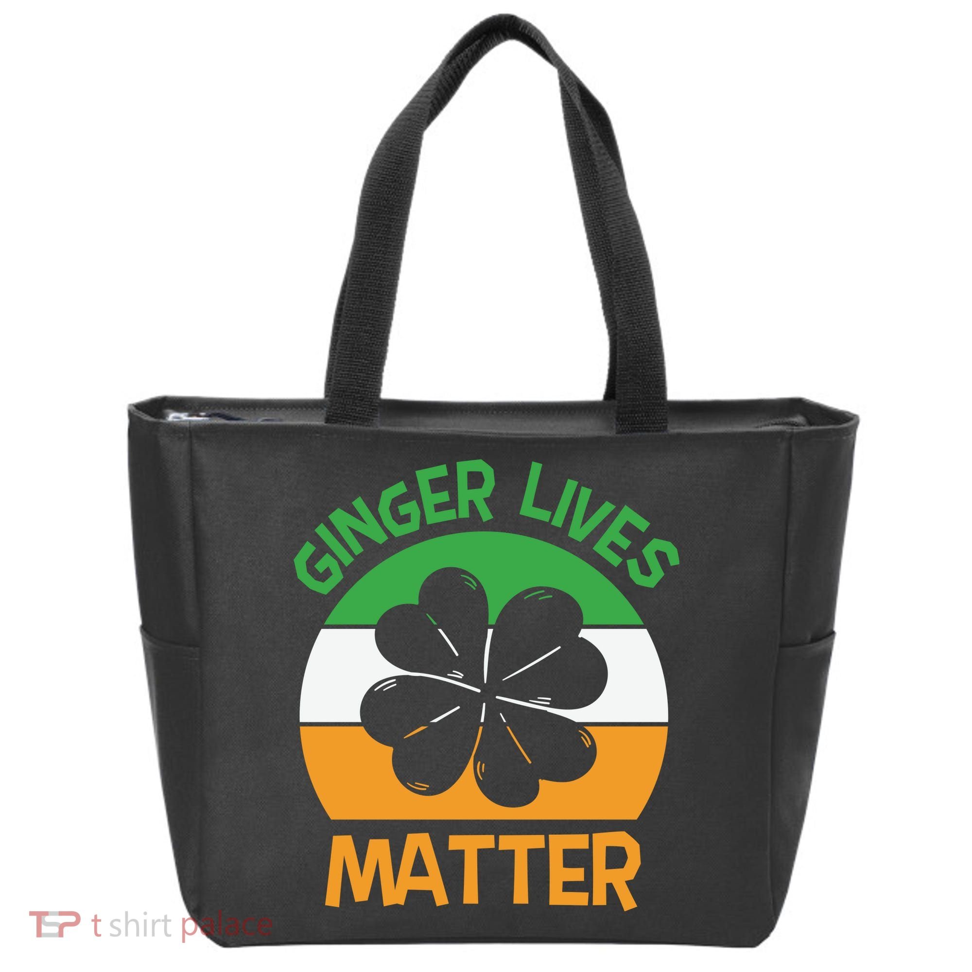 Flag Shamrock St Patricks Day Tote Bag