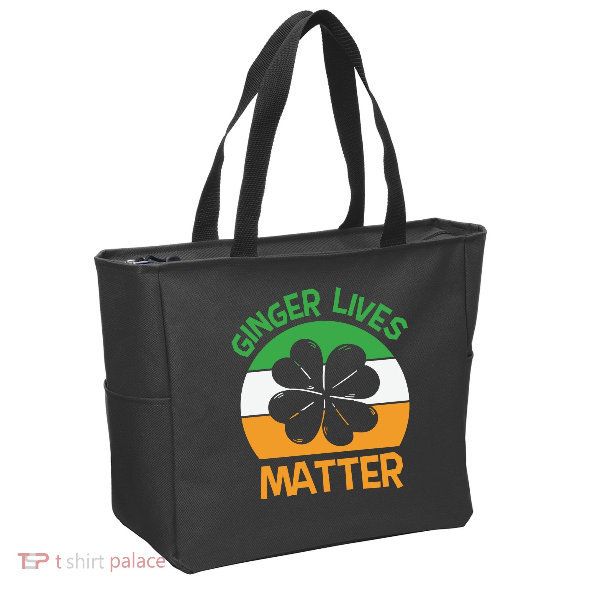 Flag Shamrock St Patricks Day Tote Bag
