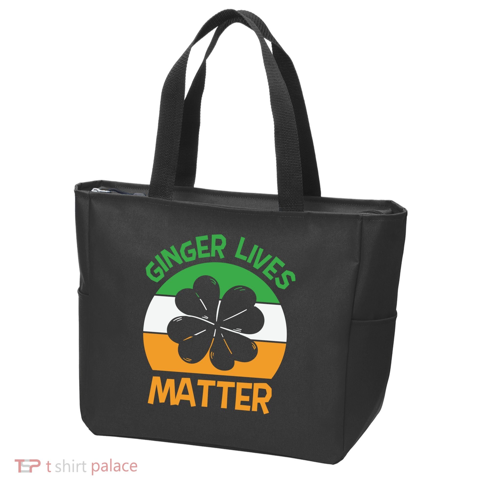 Flag Shamrock St Patricks Day Tote Bag