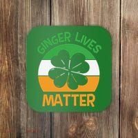 Flag Shamrock St Patricks Day Coaster thumb 0