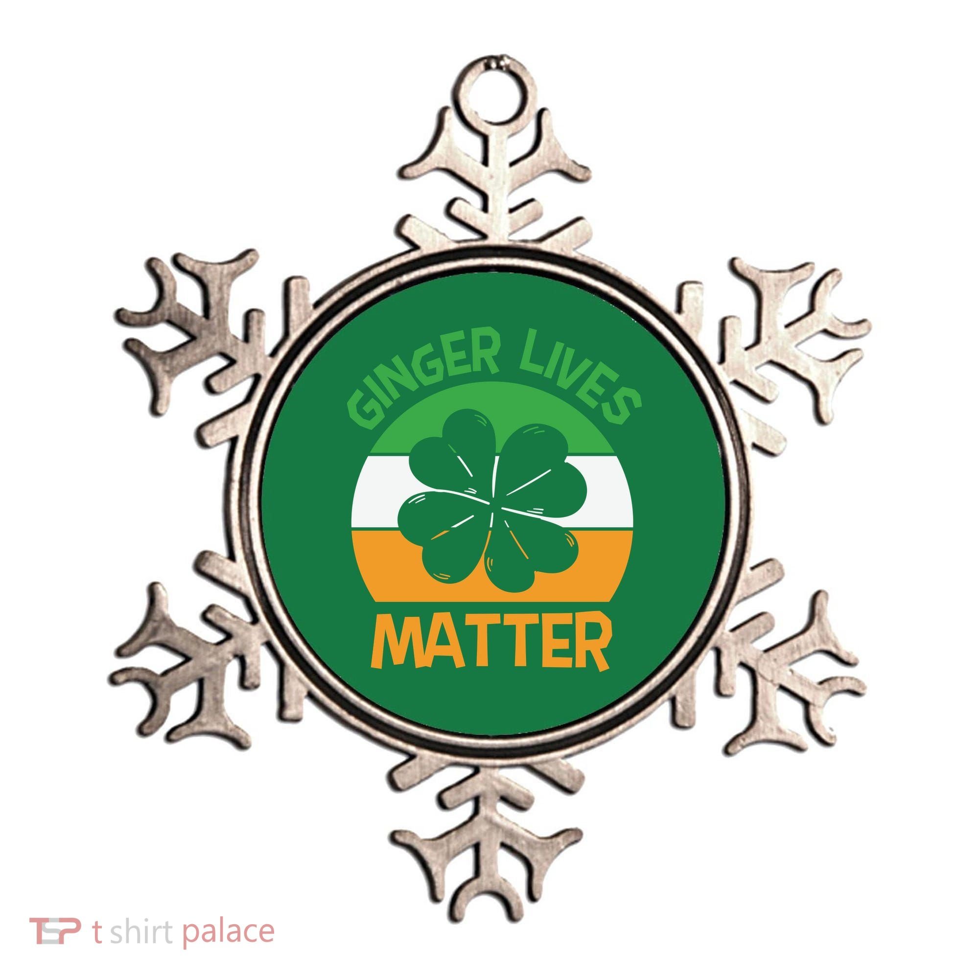 Flag Shamrock St Patricks Day Ornament