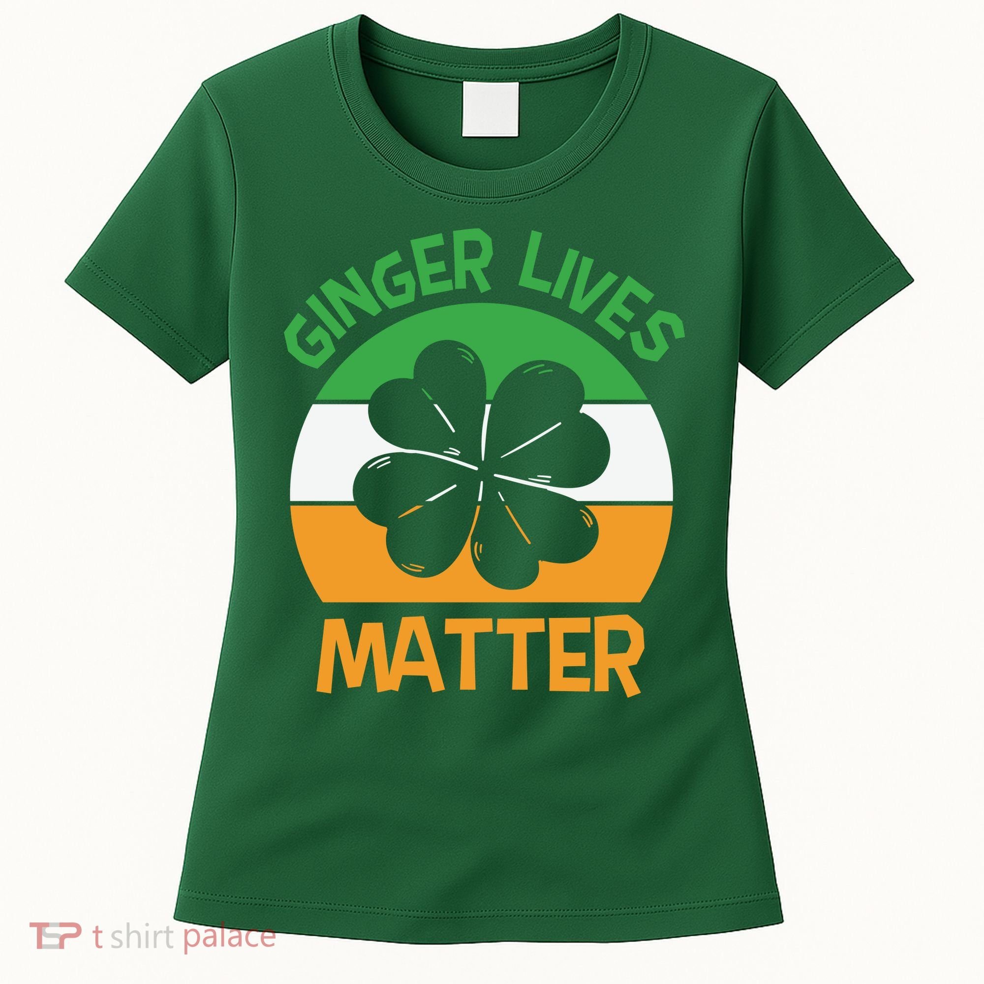 Flag Shamrock St Patricks Day Women's T-Shirt