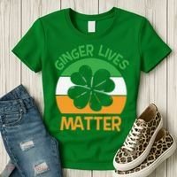 Flag Shamrock St Patricks Day Women's T-Shirt thumb 3