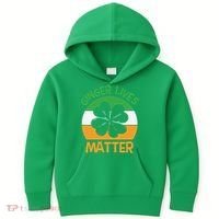 Flag Shamrock St Patricks Day Kids Hoodie thumb 0