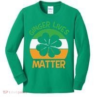 Flag Shamrock St Patricks Day Kids Long Sleeve Shirt thumb 0