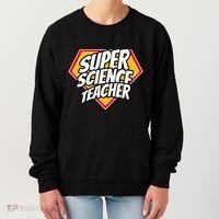 Funny Super Science Teacher Superhero Teacher Women's Sweatshirt thumb 0