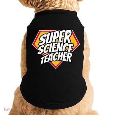 Funny Super Science Teacher Superhero Teacher Doggie Tank