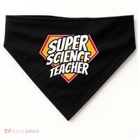 Funny Super Science Teacher Superhero Teacher USA-Made Doggie Bandana thumb 0