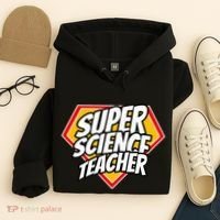Funny Super Science Teacher Superhero Teacher Hoodie thumb 4