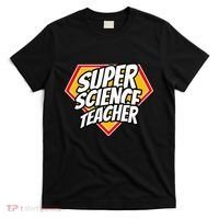 Funny Super Science Teacher Superhero Teacher T-Shirt thumb 0