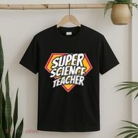 Funny Super Science Teacher Superhero Teacher T-Shirt thumb 2