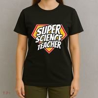 Funny Super Science Teacher Superhero Teacher T-Shirt thumb 4