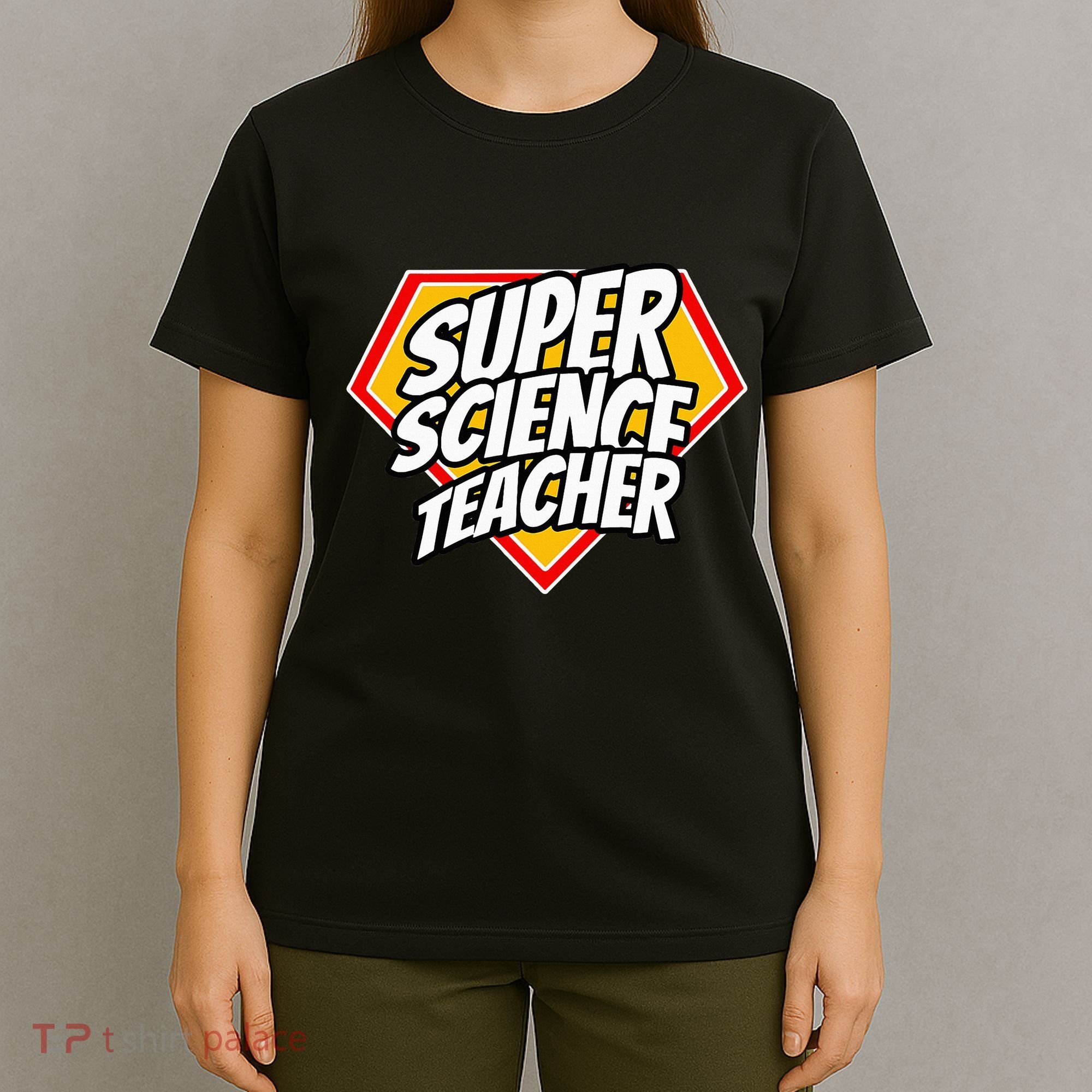 Funny Super Science Teacher Superhero Teacher T-Shirt