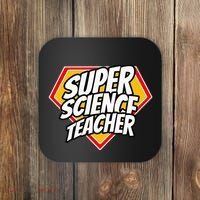 Funny Super Science Teacher Superhero Teacher Coaster thumb 0