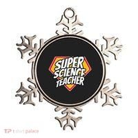 Funny Super Science Teacher Superhero Teacher Ornament thumb 0