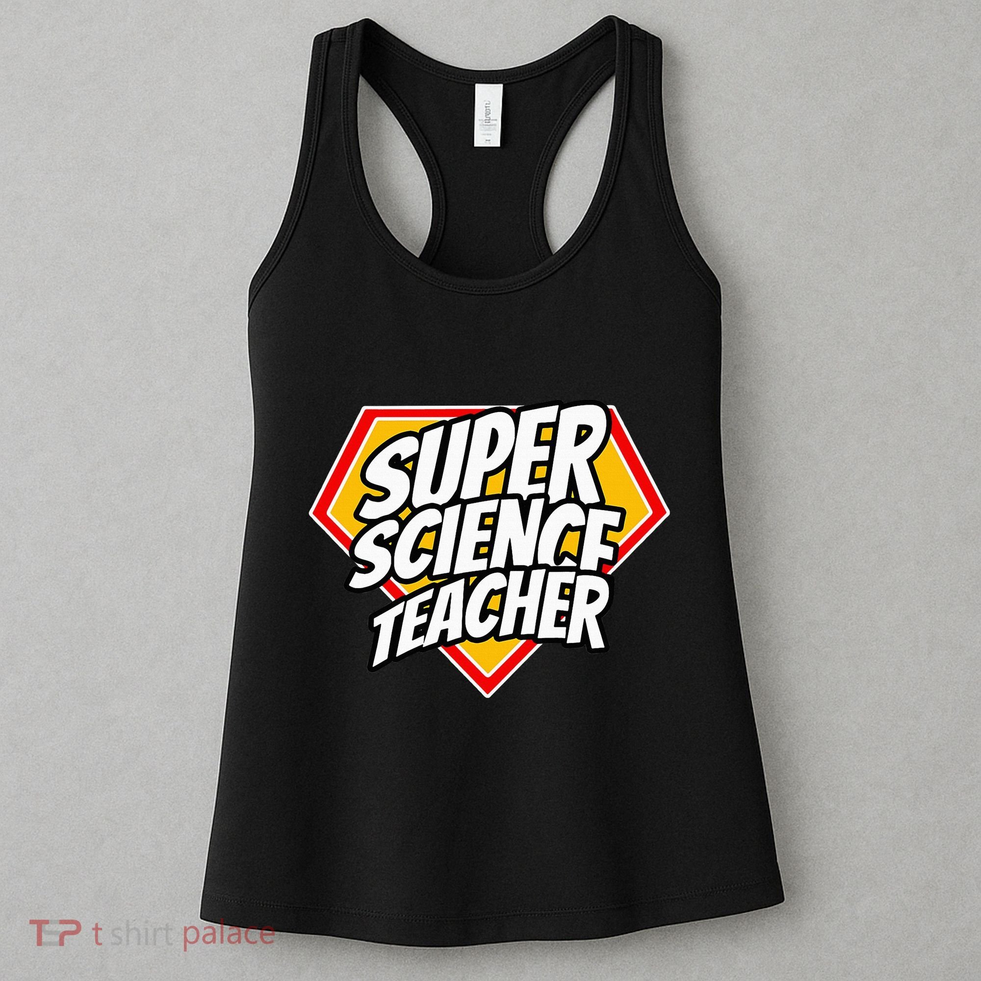 Funny Super Science Teacher Superhero Teacher Women's Tank Top