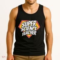 Funny Super Science Teacher Superhero Teacher Tank Top thumb 3