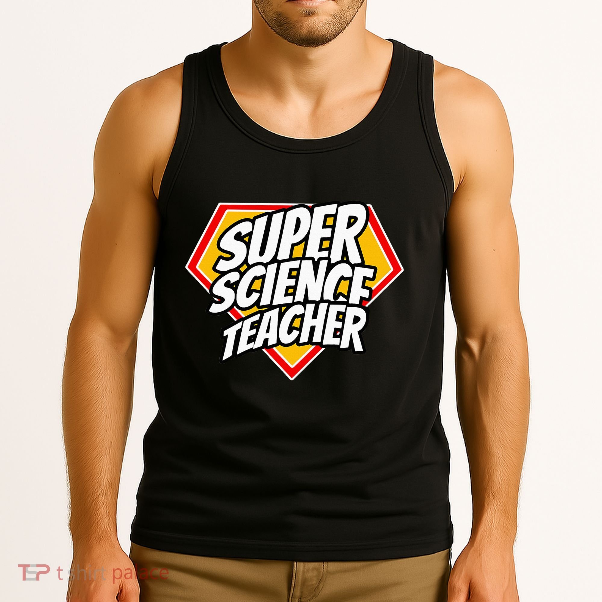 Funny Super Science Teacher Superhero Teacher Tank Top