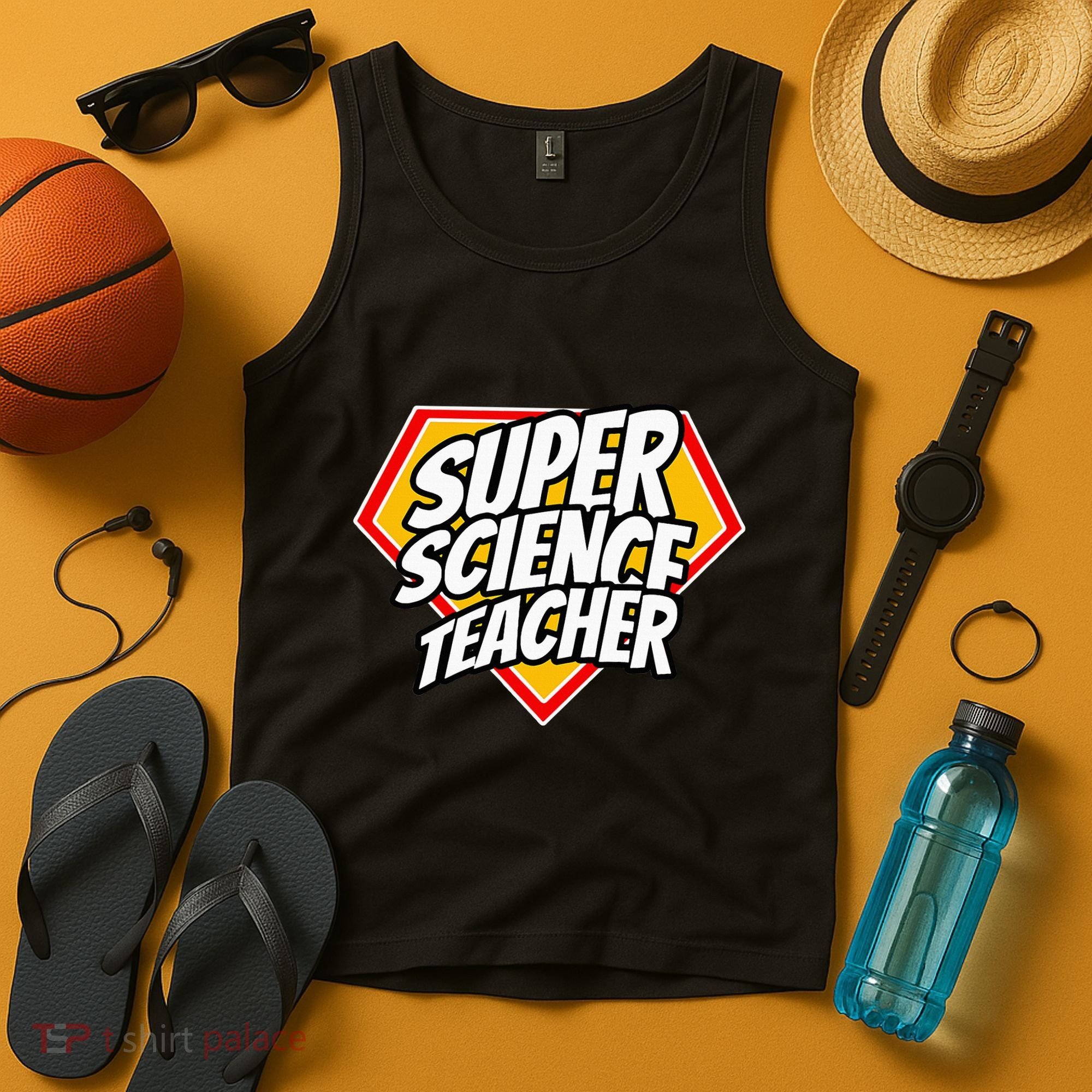 Funny Super Science Teacher Superhero Teacher Tank Top