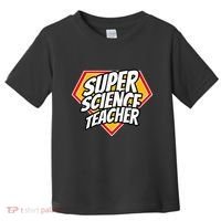 Funny Super Science Teacher Superhero Teacher Toddler T-Shirt thumb 0