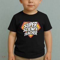 Funny Super Science Teacher Superhero Teacher Toddler T-Shirt thumb 2