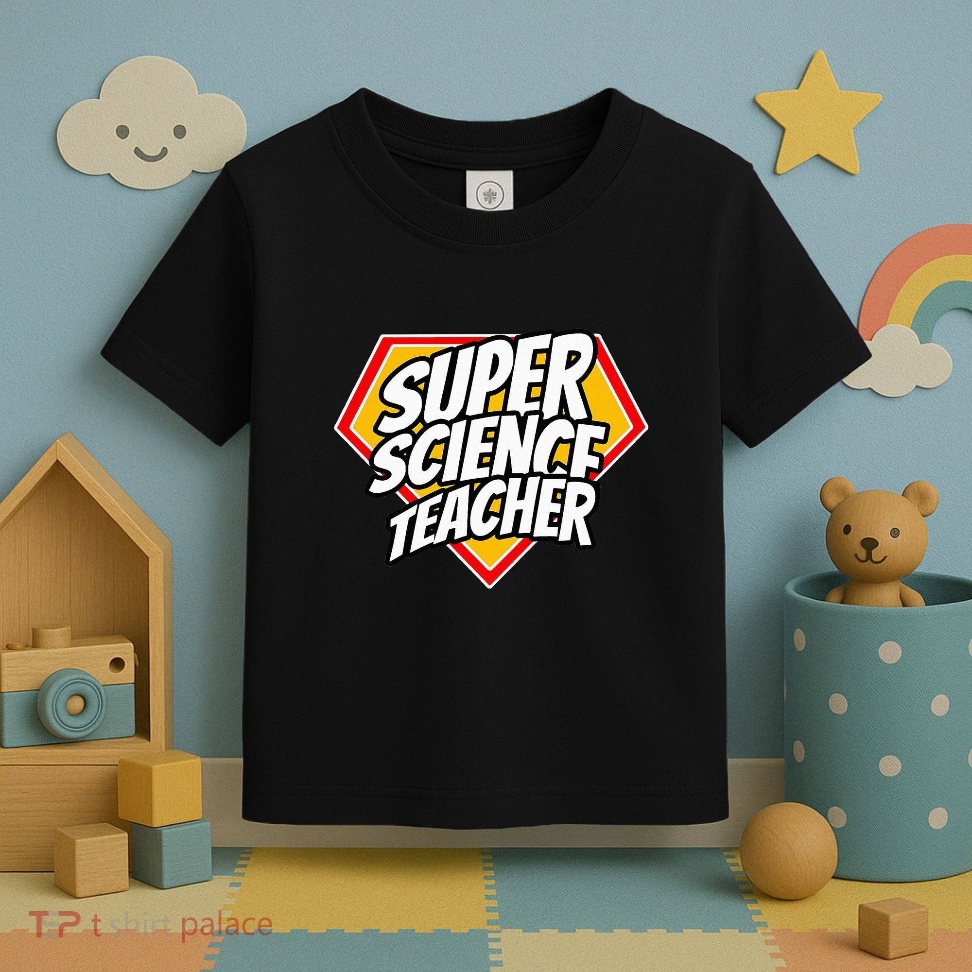 Funny Super Science Teacher Superhero Teacher Toddler T-Shirt