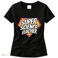 Funny Super Science Teacher Superhero Teacher Women's T-Shirt thumb 0