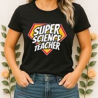 Funny Super Science Teacher Superhero Teacher Women's T-Shirt thumb 2