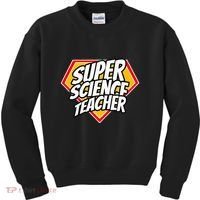 Funny Super Science Teacher Superhero Teacher Kids Sweatshirt thumb 0
