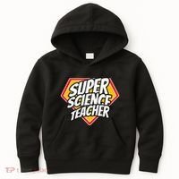 Funny Super Science Teacher Superhero Teacher Kids Hoodie thumb 0