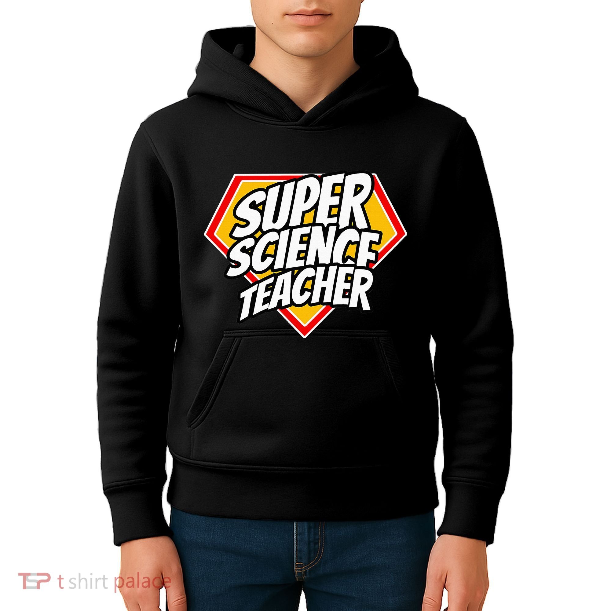 Funny Super Science Teacher Superhero Teacher Kids Hoodie