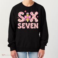 Funny Six Seven 6-7 Meme 67 Teacher  Women's Sweatshirt thumb 0