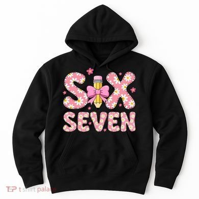 Funny Six Seven 6-7 Meme 67 Teacher  Hoodie