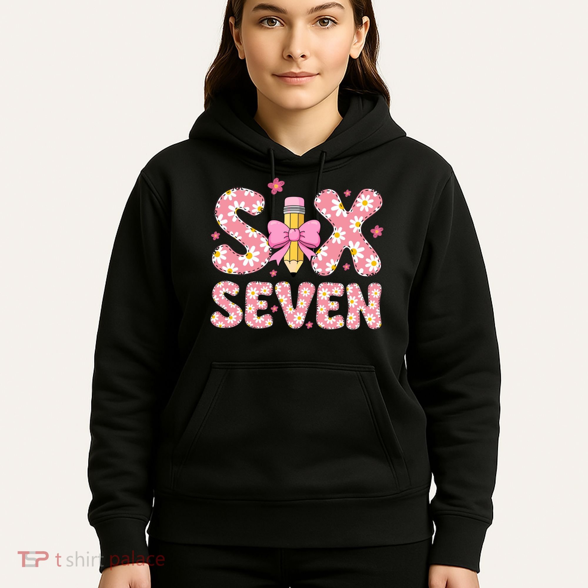 Funny Six Seven 6-7 Meme 67 Teacher  Hoodie