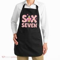 Funny Six Seven 6-7 Meme 67 Teacher  Apron thumb 2