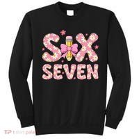 Funny Six Seven 6-7 Meme 67 Teacher  Sweatshirt thumb 0