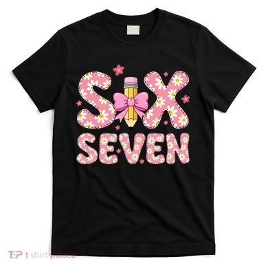 Funny Six Seven 6-7 Meme 67 Teacher  T-Shirt