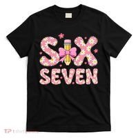 Funny Six Seven 6-7 Meme 67 Teacher  T-Shirt thumb 0