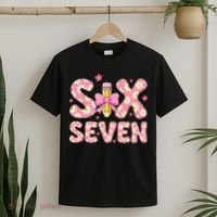Funny Six Seven 6-7 Meme 67 Teacher  T-Shirt thumb 2