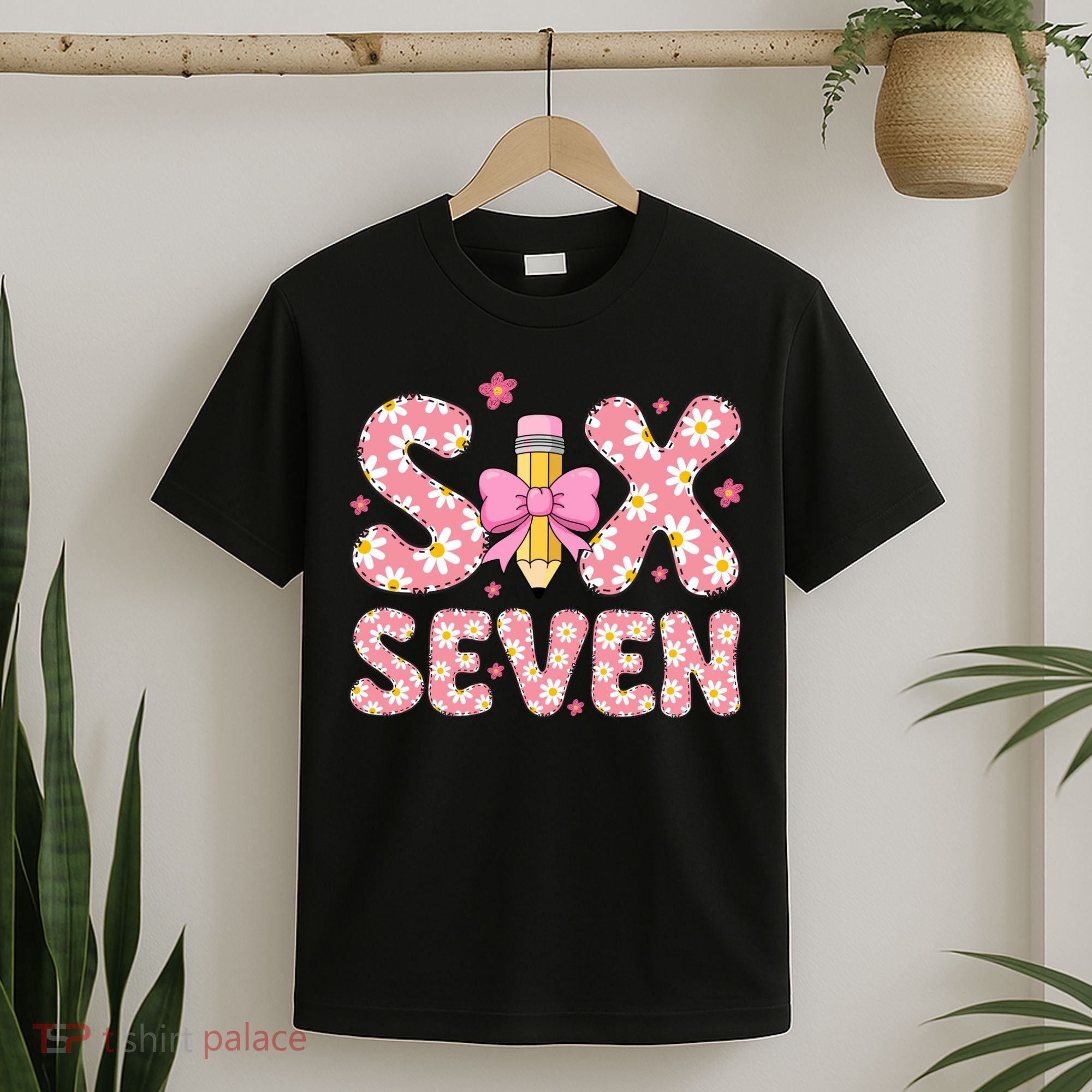 Funny Six Seven 6-7 Meme 67 Teacher  T-Shirt