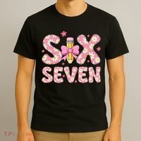Funny Six Seven 6-7 Meme 67 Teacher  T-Shirt thumb 3