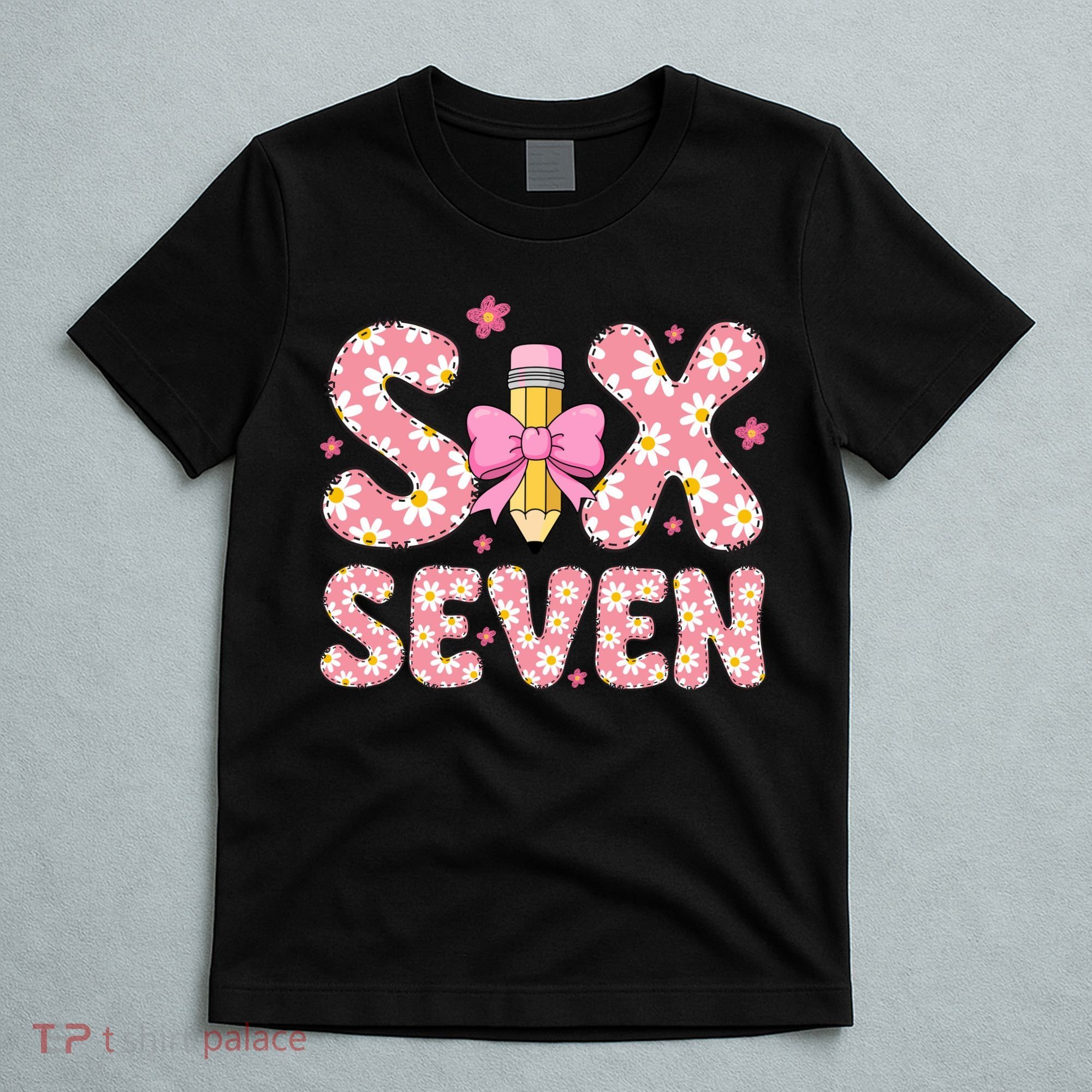 Funny Six Seven 6-7 Meme 67 Teacher  T-Shirt