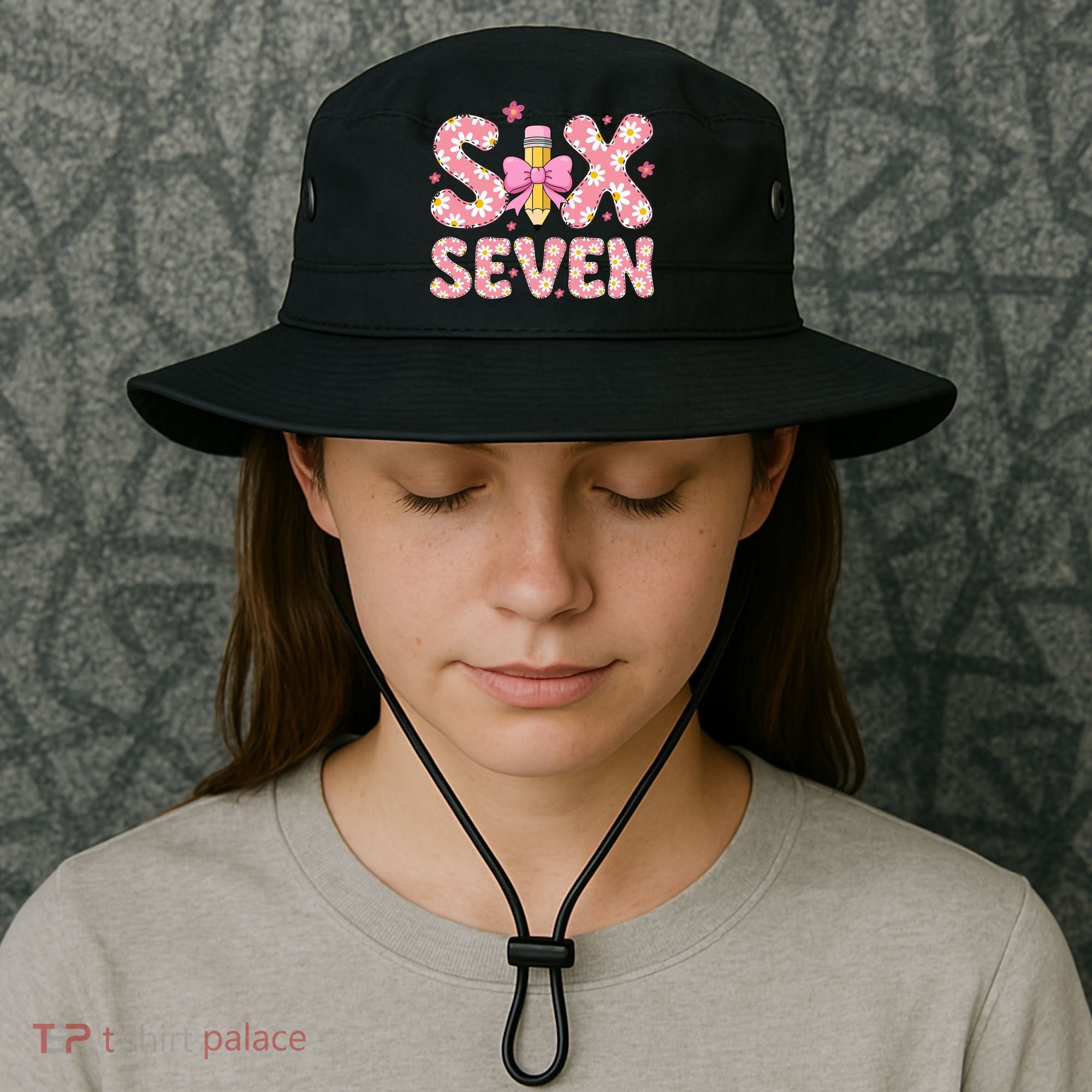Funny Six Seven 6-7 Meme 67 Teacher  Bucket Hat